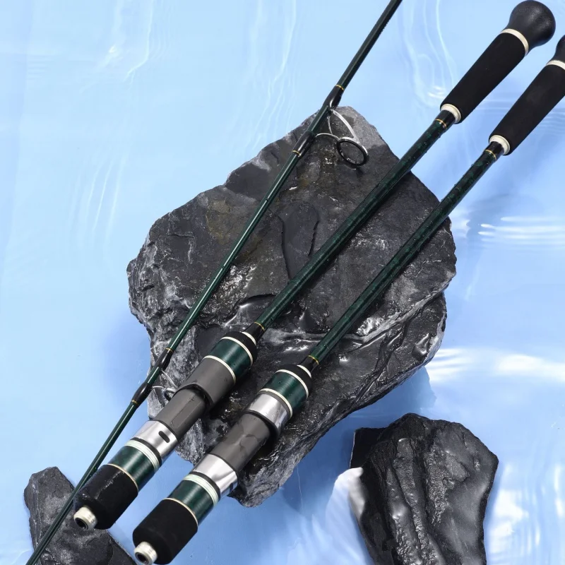 

Weihai Solid Lure Rod Carbon Fishing Rod Straight Handle Pikestaff Slow Shake One Section and a Half Boat Fishing I