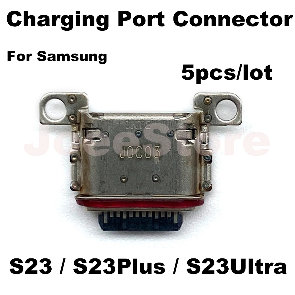 Samsung S23 S22 S10 S20 S21 için 5 adet USB şarj portu Jack Dock konektörü Ultra S8 S9 artı tip-c şarj tak Dock soket