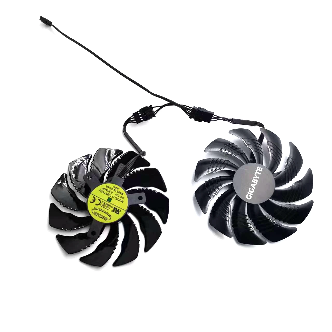 New 2pcs/lot T129215SU 4pin for Gigabyte GV-RX570 RX580 Gaming GTX1070 1070TI WINDFORCE graphics card fan
