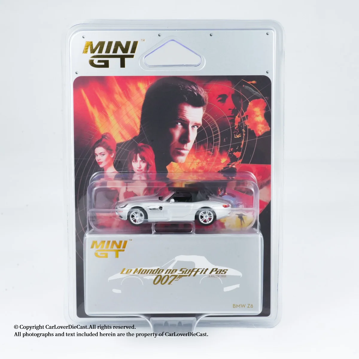 MINIGT 1/64 BMW Z8 De Wereld Is Niet Genoeg MGT00906-007 Auto Legering Voertuig Diecast Metalen Model Kinderen Speelgoed Jongens