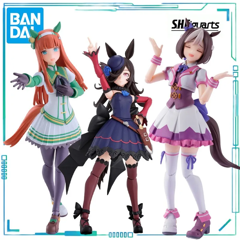 

BANDAI Genuine S. H. Figuarts Series Racing Girl Pretty Derby Mi Bath, Special Week, Silent Suzuka Movable Model Exquisite Model