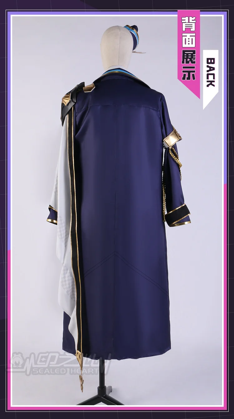 COSMART Vtuber NIJISANJI Obsydia Selen Tatsuki Cosplay Costume Fashion Uniform Coat Dress Women Halloween Party Outfit XS-XL New