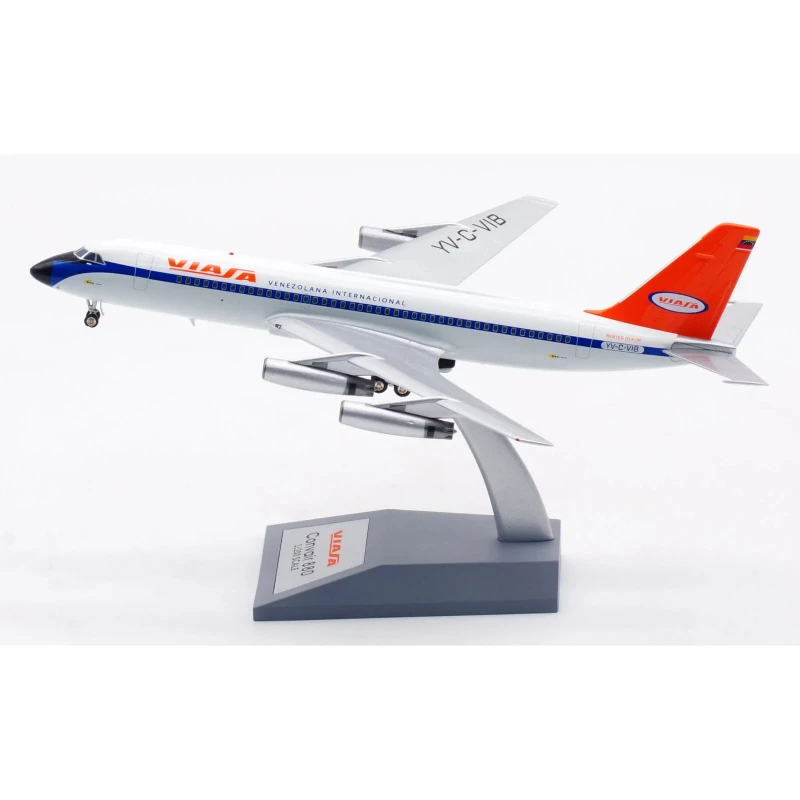 1:200 Diecast Alloy Plane INFLIGHT Viasa Airlines Convair CV-880 Aircraft Jet Model YV-C-VIB Collection Display Gifts Fans