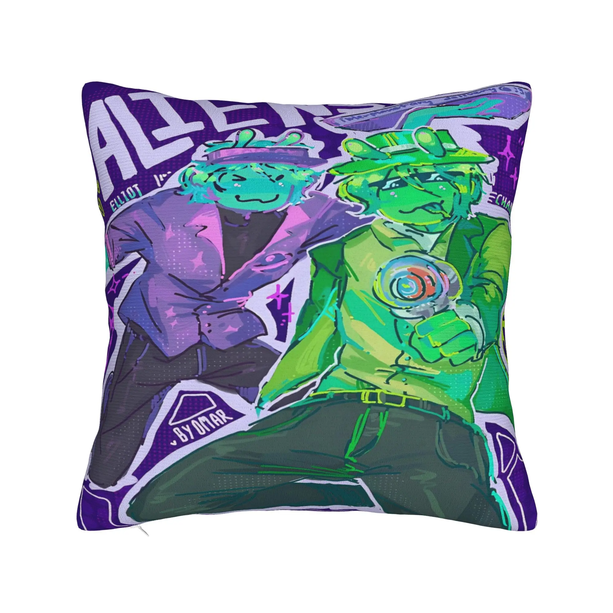 Forsaken Elliot and chance  Pillow Case  Morden Pillow Cover Comfy Pillowcases For Living Room Sofa