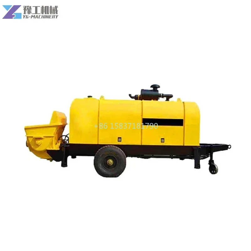 Factory Manufacturing Concrete Pump Mixer Main Oil Concrete Pump Building Construction Machine Concrete Pumping Mixer for Mexico