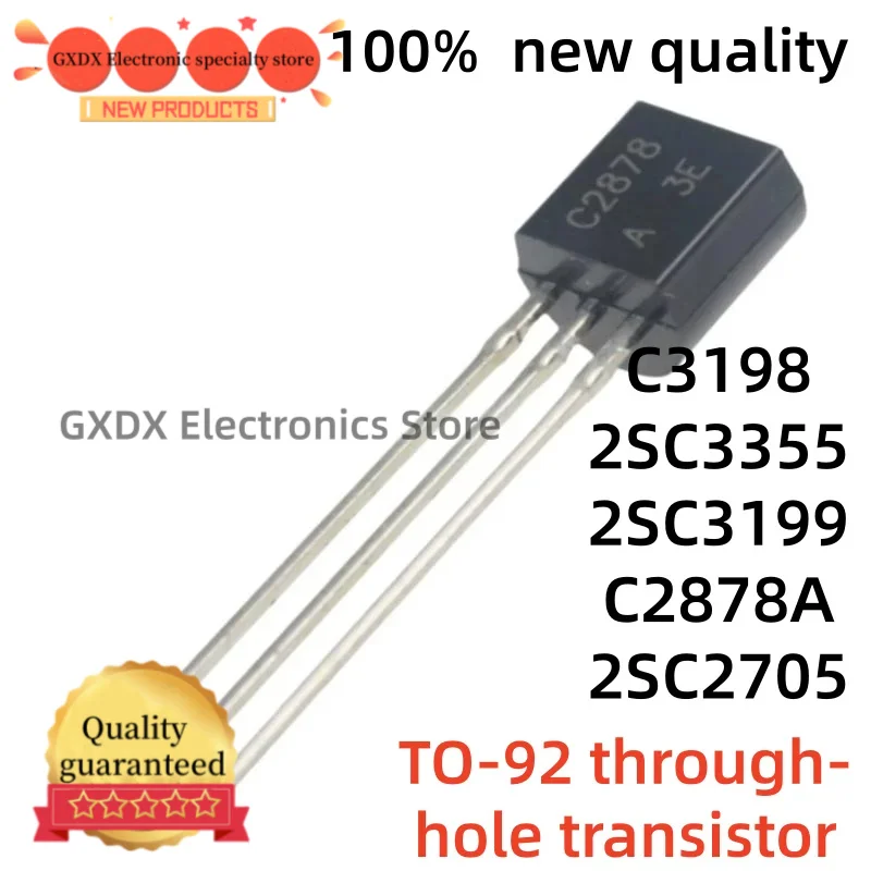 5 pieces 100% new quality 2SC2705 C2705 2SC2878A 2SC2878 C2878A TO92 2SC3198-GR 2SC3198 C3198 2SC3199 C3199 2SC3355 C3355 TO-92
