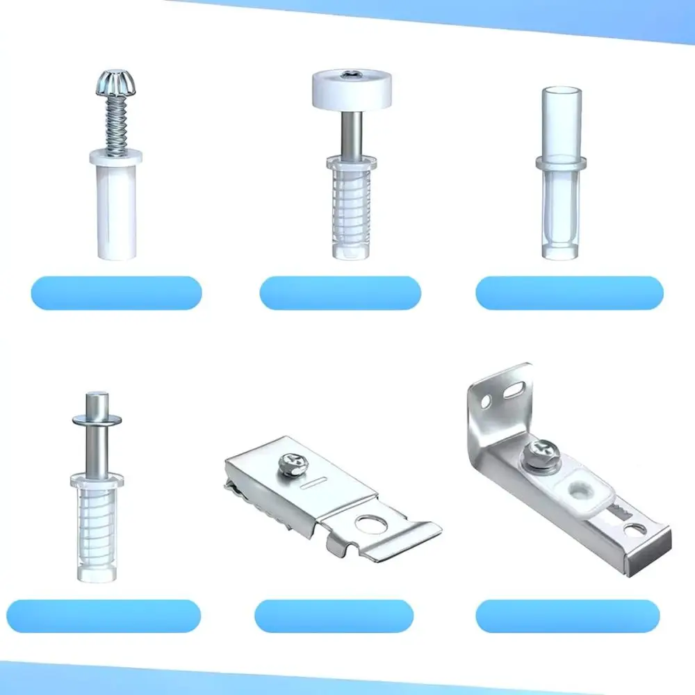 Bifold Door Hardware Repair Set Metal Top Pivot Guide Roller For Closet Folding Panel Smooth Movement Accessory