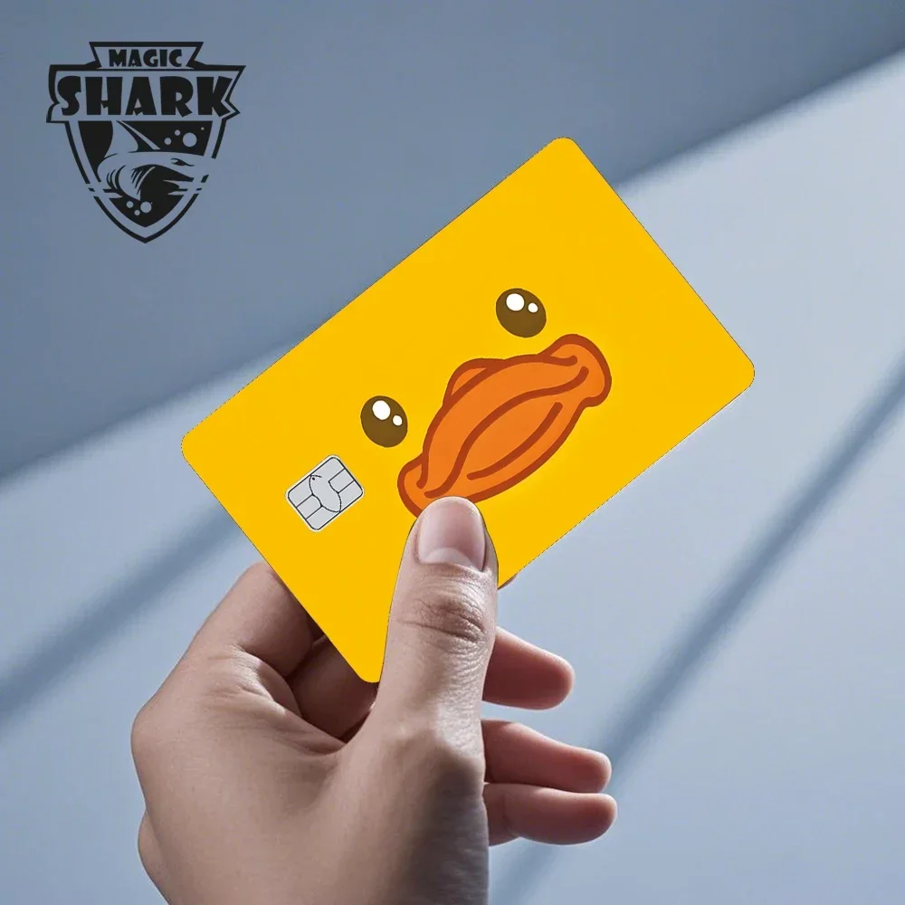 100% New Fashion Cartoon Duck Dog Rabbit Anime Meme Cover Sticker Film Skin for Bank Debit Credit Card
