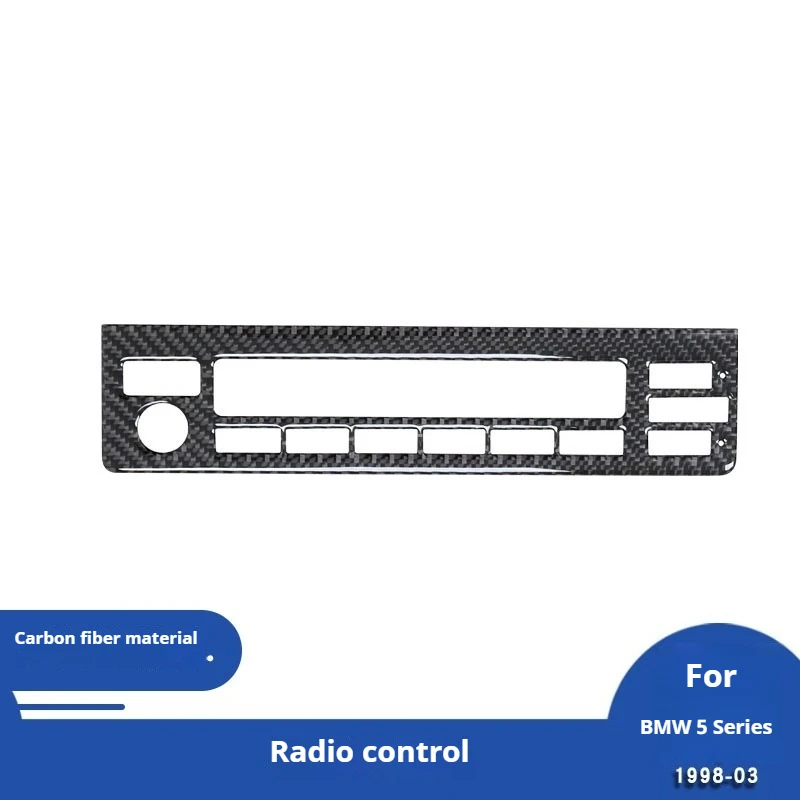 

For BMW 98-03 5 Series E39 Carbon Fiber Interior Modification CD Panel Decorative Sticker