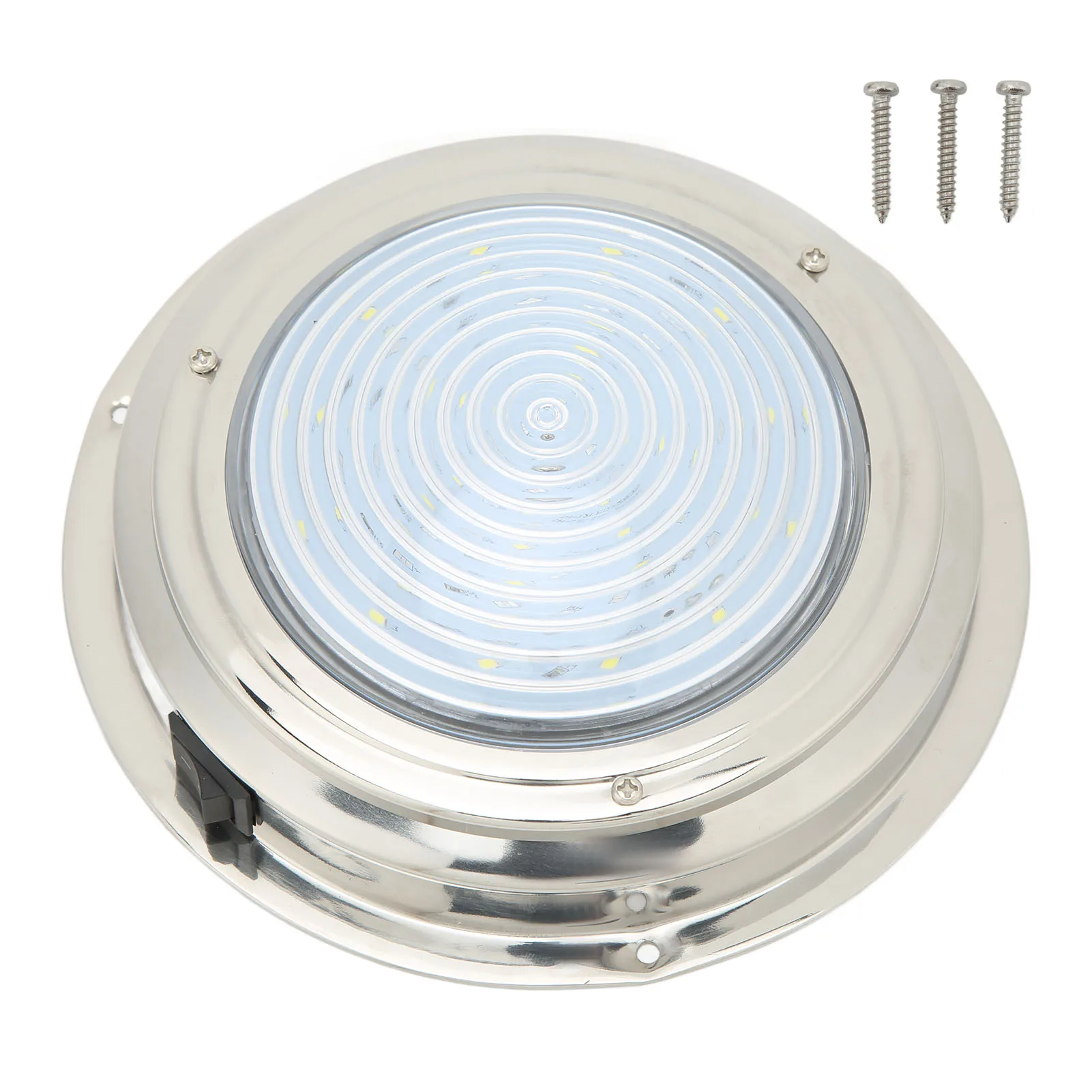 6.5inch Boat LED Courtesy Light 12VDC 18 LED Lamp Beads 316 Stainless Steel for Caravan RV Bathroom Hallway