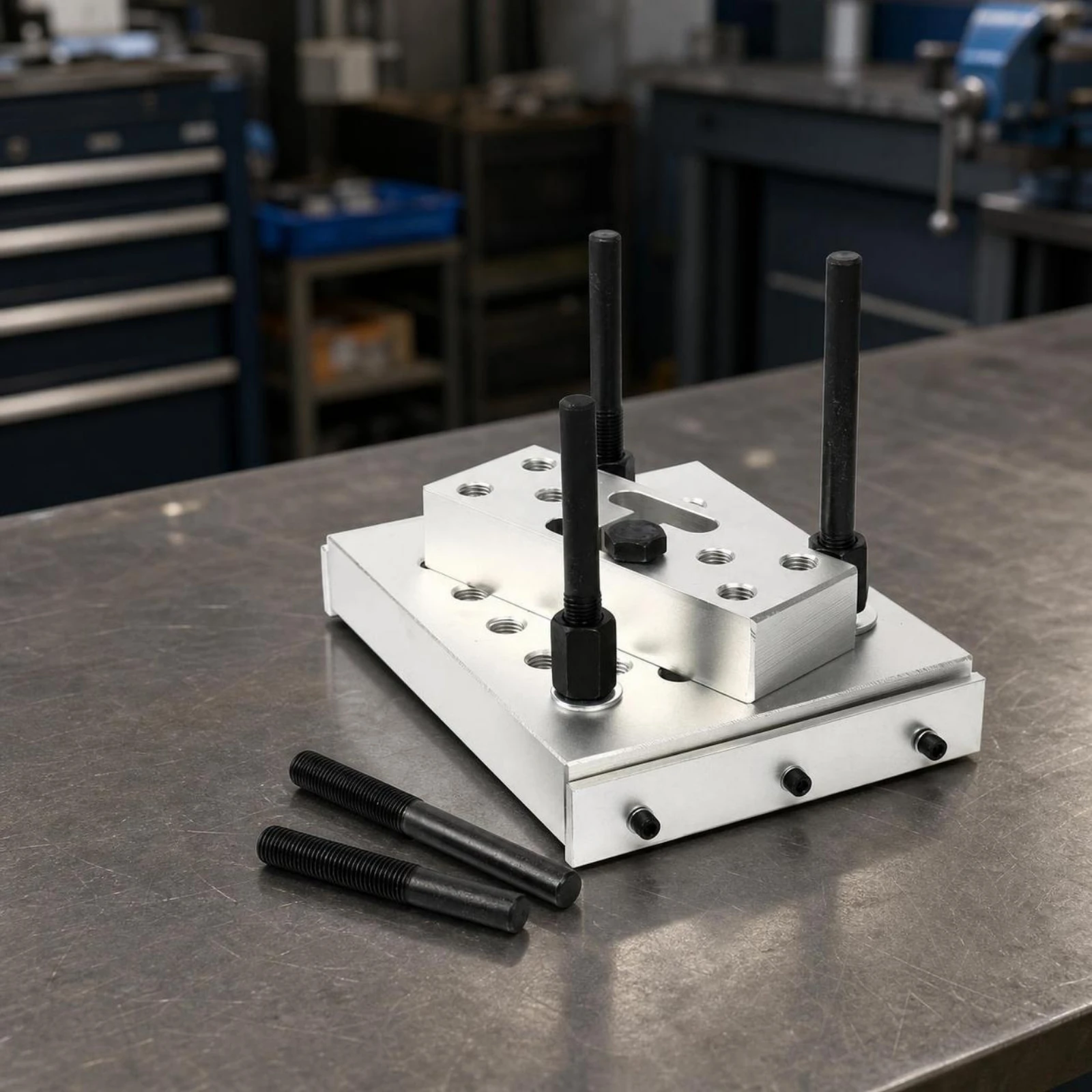 Wheel Hub Installation Bracket Aluminum Wheel Hub Bracket Mount High-Strength Corrosion-Resistant for Mechanics