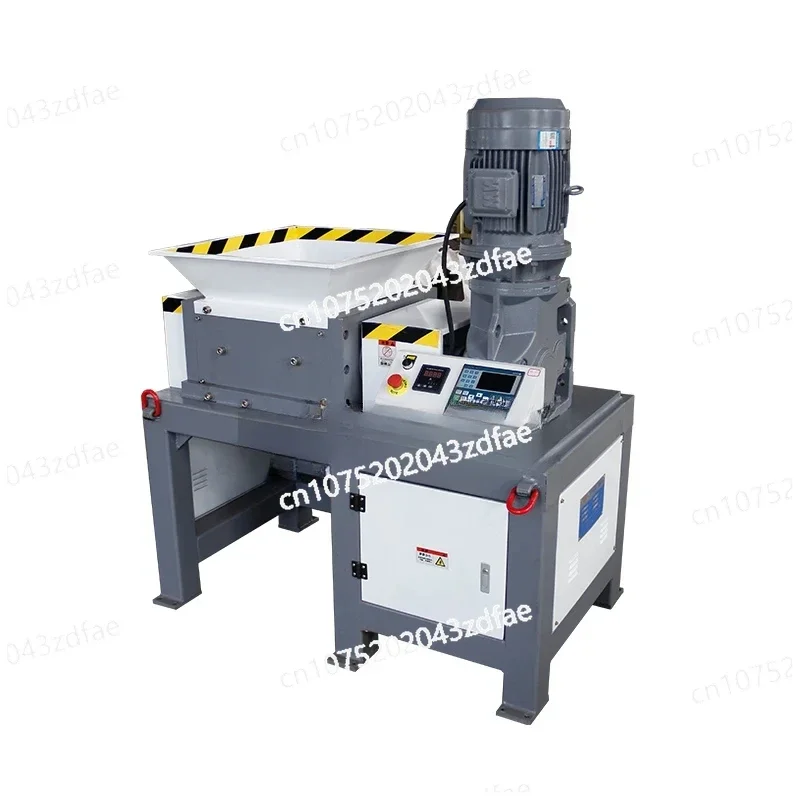 Small Shredder for Metal Scrap, Single and Double Axis Crushing of Kitchen and Household Waste