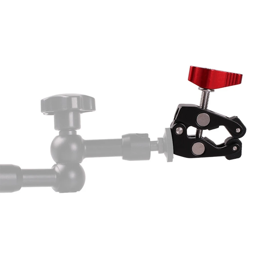 أفضل العروض محول الحذاء الساخن بمشبك كاميرا Crab Mount لشاشة LCD الميدانية، وأضواء LED، والفلاش، والميكروفون، وكاميرا الحركة