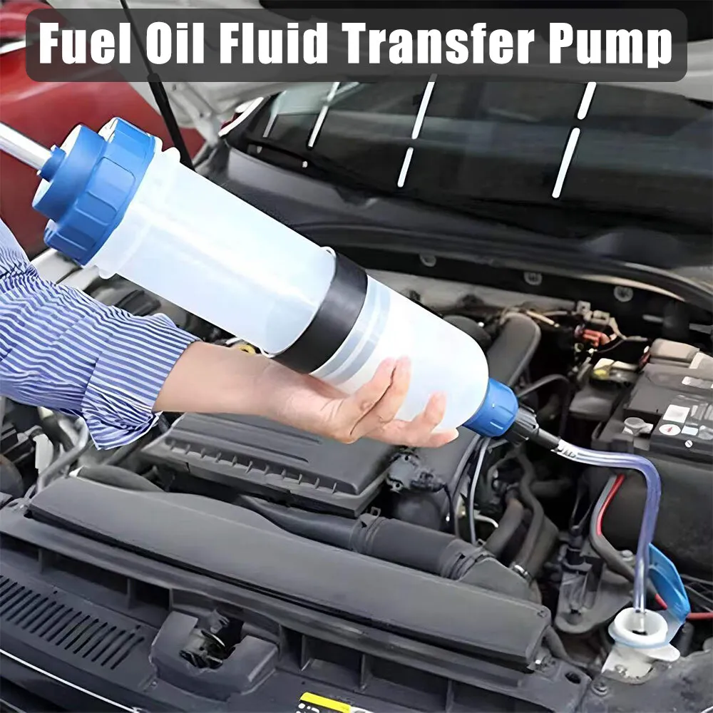200/500ML Car Oil Extractor Pump Liquid Fluid Extraction Filling Syringe Transfer Hand Pump Automotive Tools