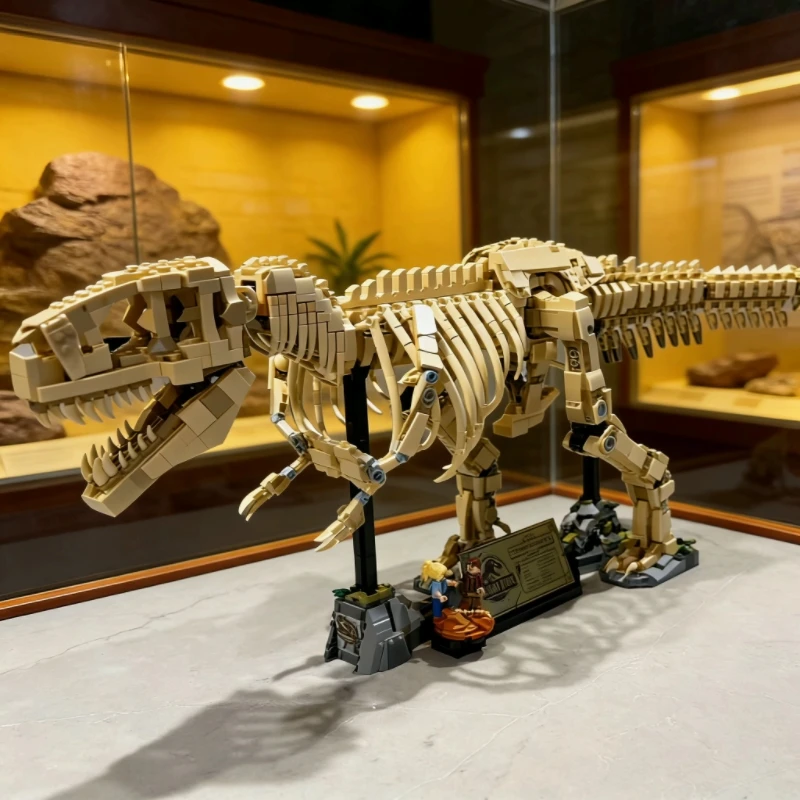 

New 76968 Dinosaur T-Rex Fossil Building Block Model Dinosaur World Park Toy Children's Holiday Gift