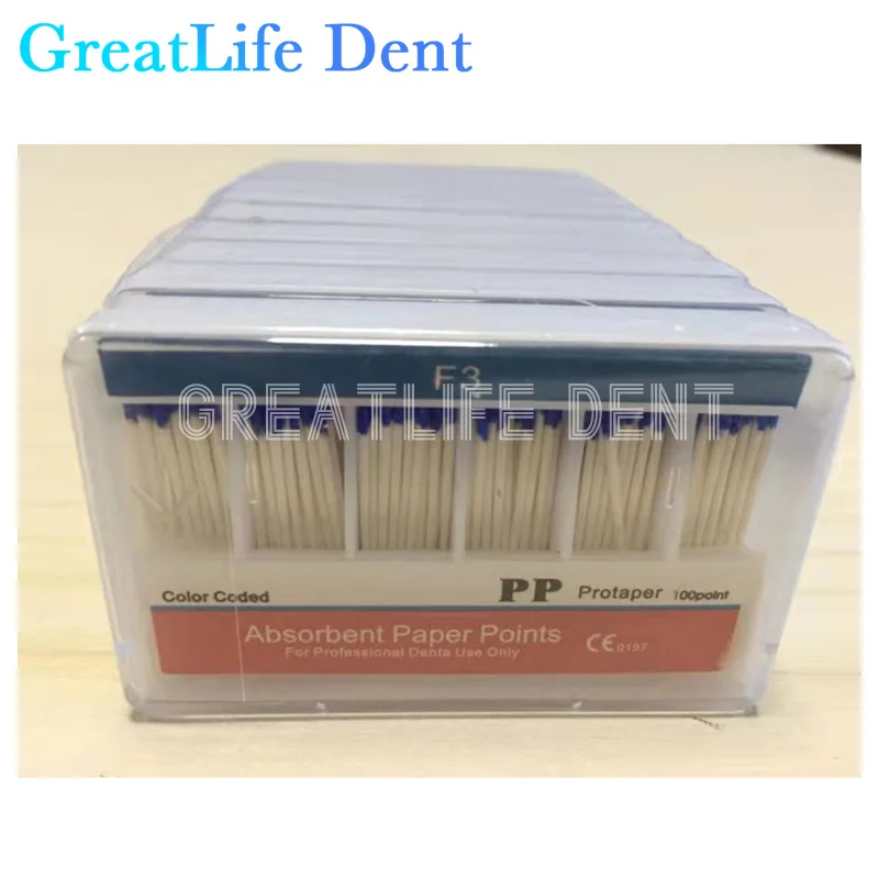 10box Dental Absorbent Paper Points F1 F2 F3 F4 F5 Dental Material Supplier GPP