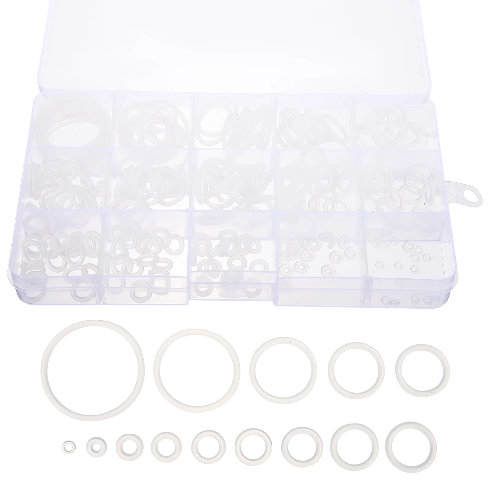 

1 set 1 Set O Ring Assortment Sealing Washer Kit Flat Hose Bib Repair Garden Faucet Silicone Grommets Water Hose Gasket