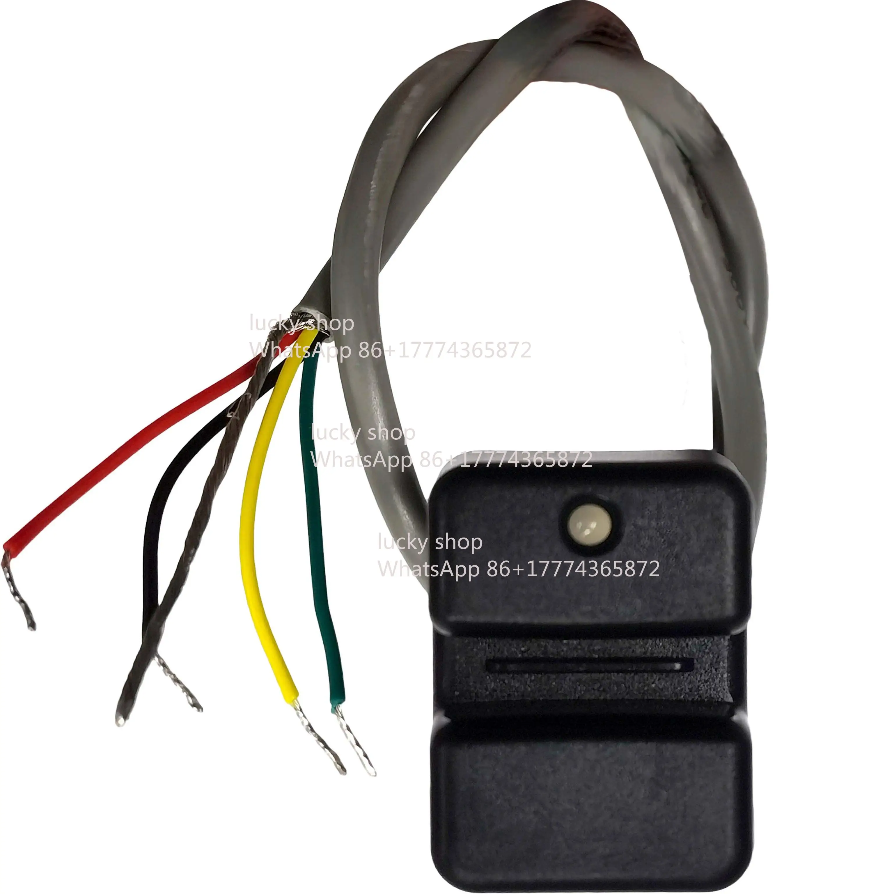 Ultrasonic Bubble Detection Sensor Monitor for 6-7mm Hose Two-color Indicator Light Drive Integrated