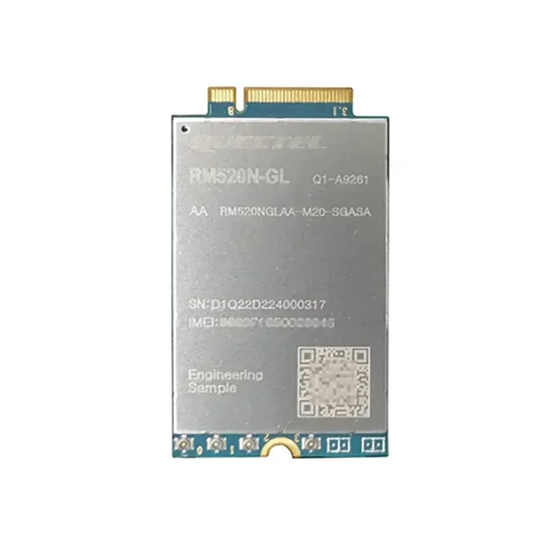 New Quectel 5G RM520F-GL 5G based on Snapdragon X65 support sub-6GHz and mmWave dual connectivity NR M.2 module for Global