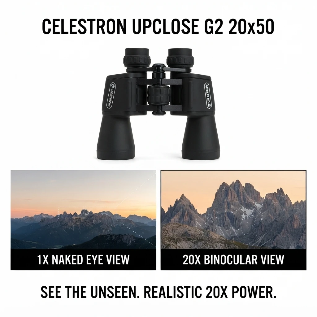 Celestron UpClose G2 20x50 Bin - огляд і ціна Hunting Outdoor Watch