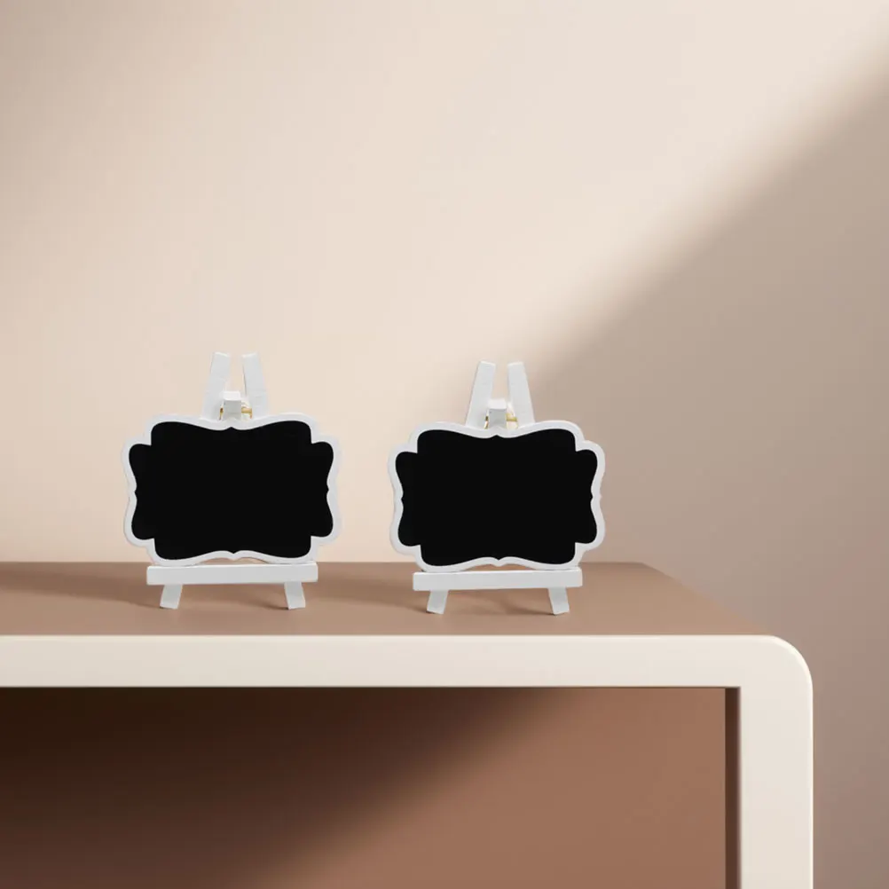 10 pièces petits signes de tableau en bois réutilisables Mini affichage de table fête Buffet fournitures de restauration petit signe de tableau