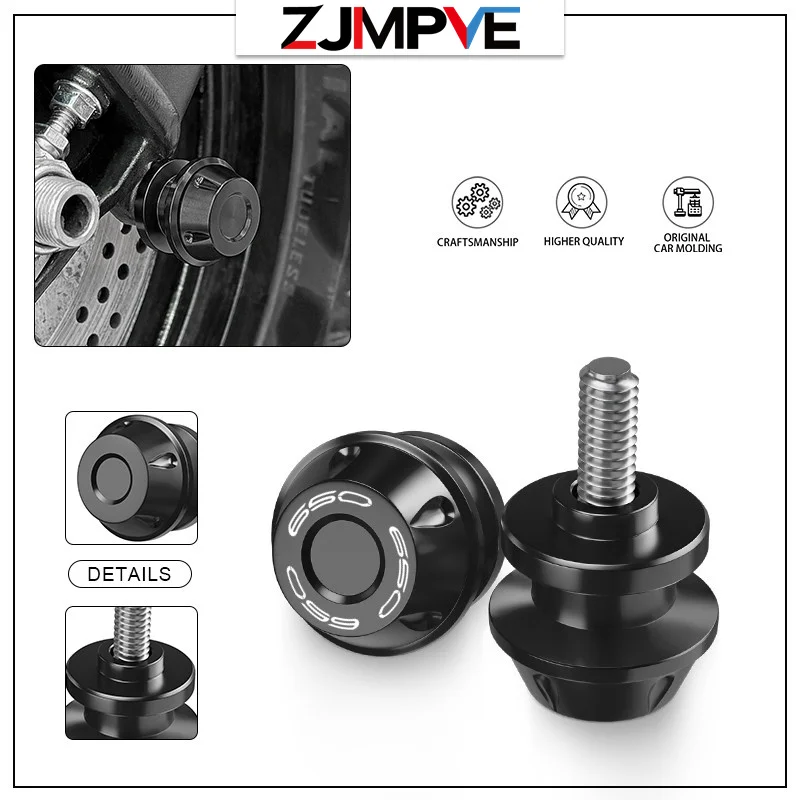 

Swingarm Spools Sliders For NINJA650 Z650 17-24 Z650RS 22-24 VERSYS650 15-24 Motorcycle CNC Rear Swing Arm Stand Screw Protector