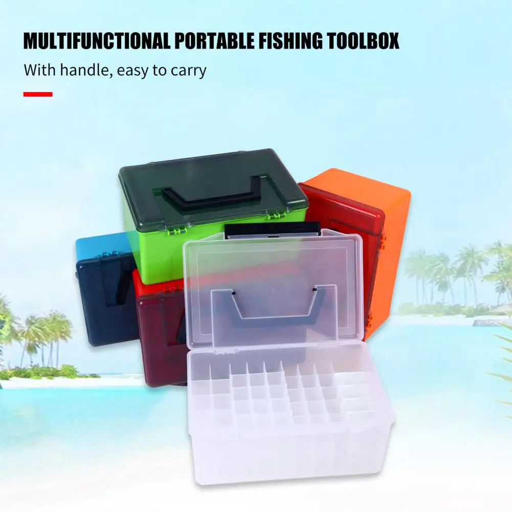 

Fishing Tackle Box Waterproof Large Capacity Good Toughness Fishing Case Carp Fishing Accessory Storage Box Fishing Supplies