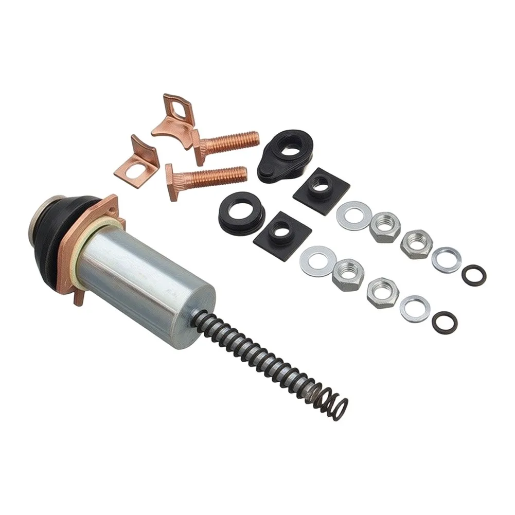 For Land Rover Discovery For TD5 Starter Motor Solenoid Repair Kit Includes Solenoid Assembly and Mounting Parts