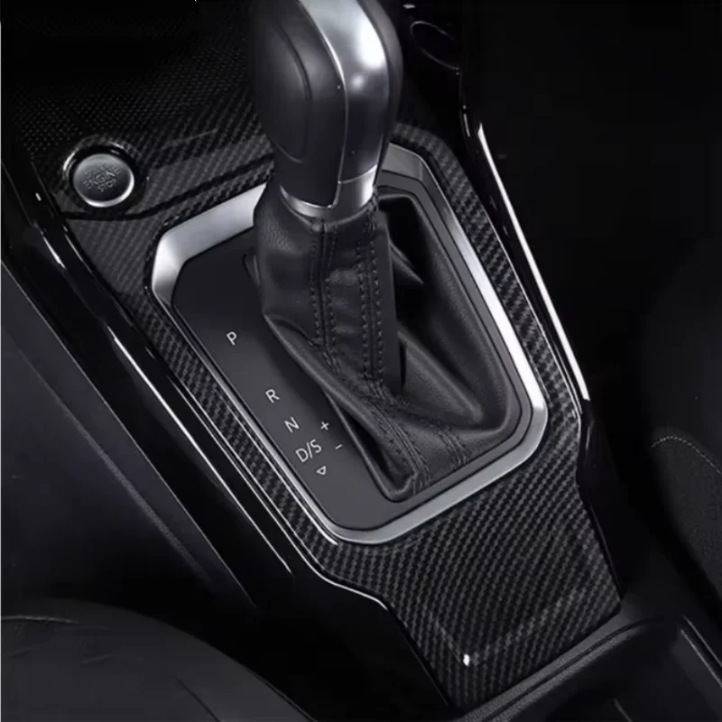 LHD For Volkswagen VW T-Roc T Roc 2018 -2022 Accessories Car gear shift knob frame panel Decoration Cover Trim Car Styling