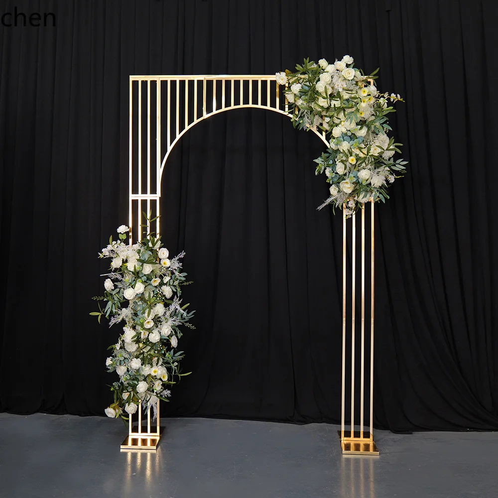 ZML Wedding Backdrop Stand Wedding Screen Background Decoration Props Outdoor Wedding Decoration Ornaments