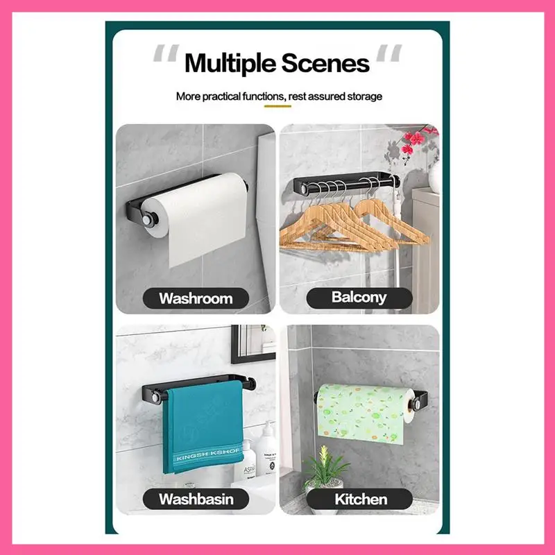

ABNM Paper Towel Holder Under Cabinet Wall Mount Paper Towel Holder Paper Towel Holder For Kitchen