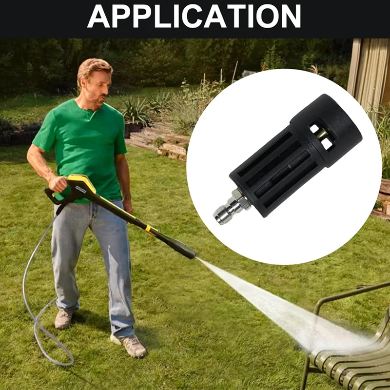 Hochdruckreiniger-Adapter 1/4 Quick Connect, kompatibel mit Karcher Power Washer-Zubehör, Quick Connect-Adapter für Pistole und Schlauch – Detail 5