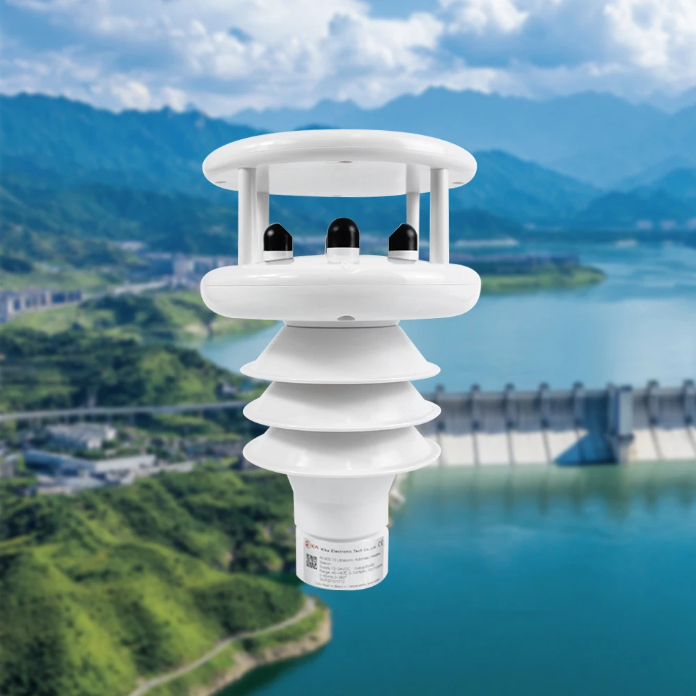Integrated ultrasonic automatic weather station, which can measure wind speed, ambient temperature, humidity, air pressure