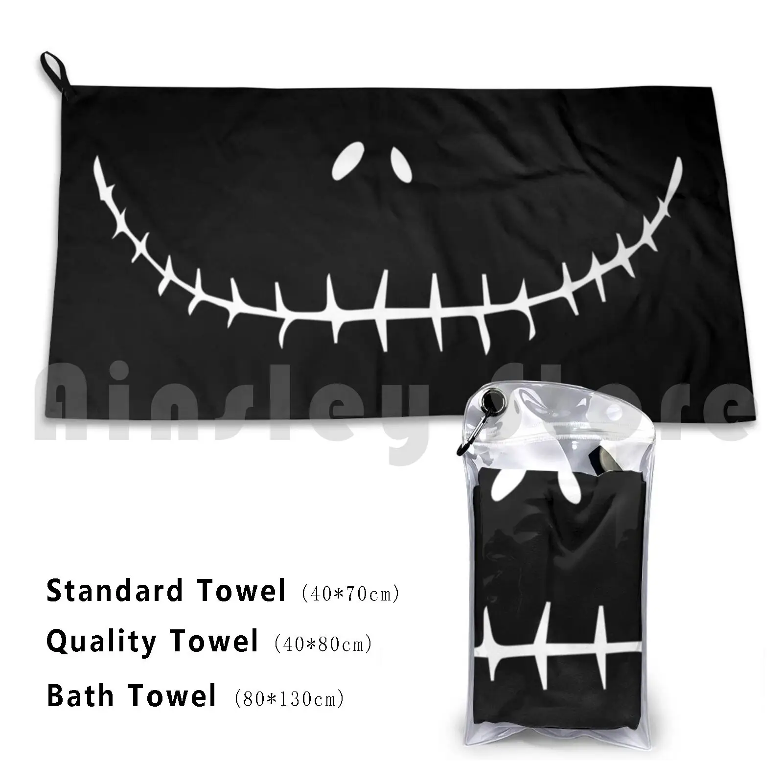 Jack Face Bath Towel Beach Cushion Smile Crazy Quote Books Happy Social Distancing Face Home Quarantine Safe