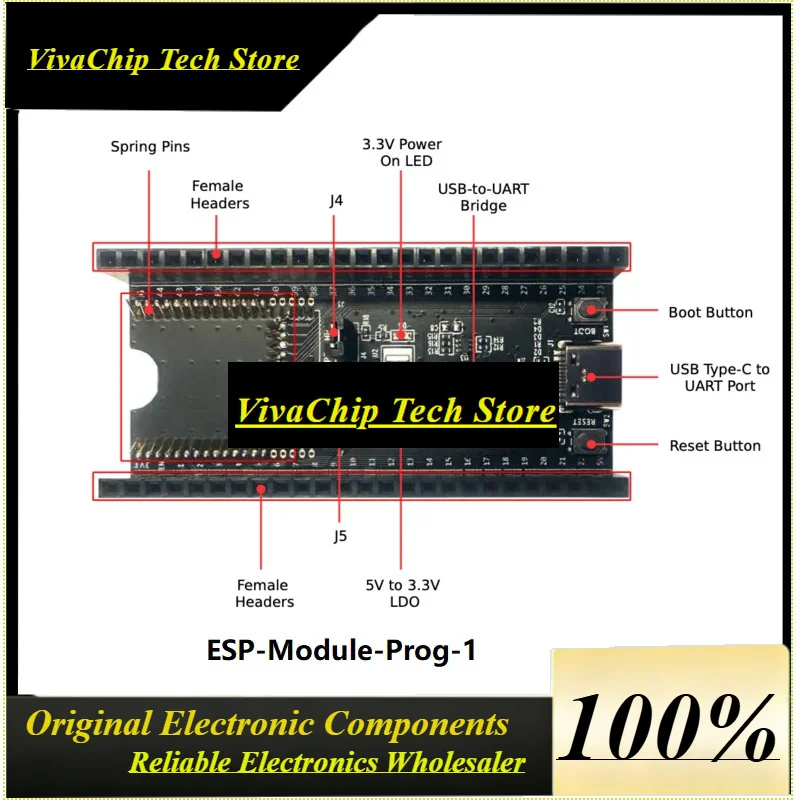 VivaCESP-Module-Prog Development Board Espressif Systems Other IoT DevKits
