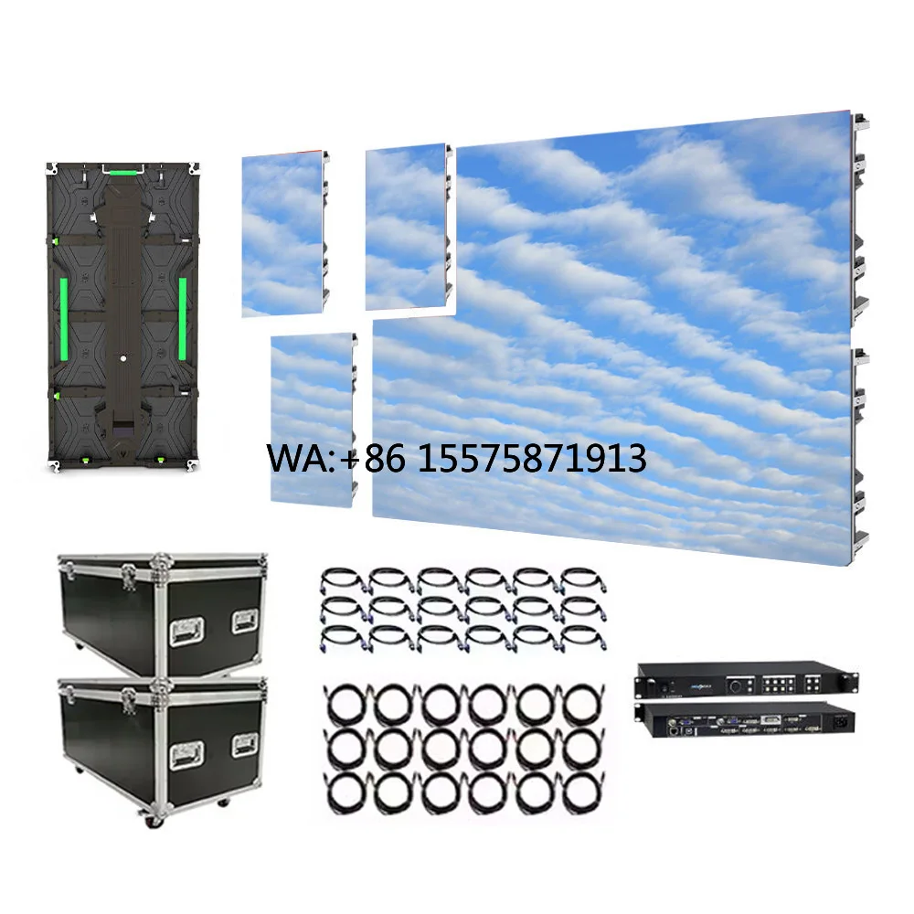 Customizable Advertising Rental Full Color Outdoor Led Display High Resolution Led Church Screen Backstage Backdrop Rental Displ