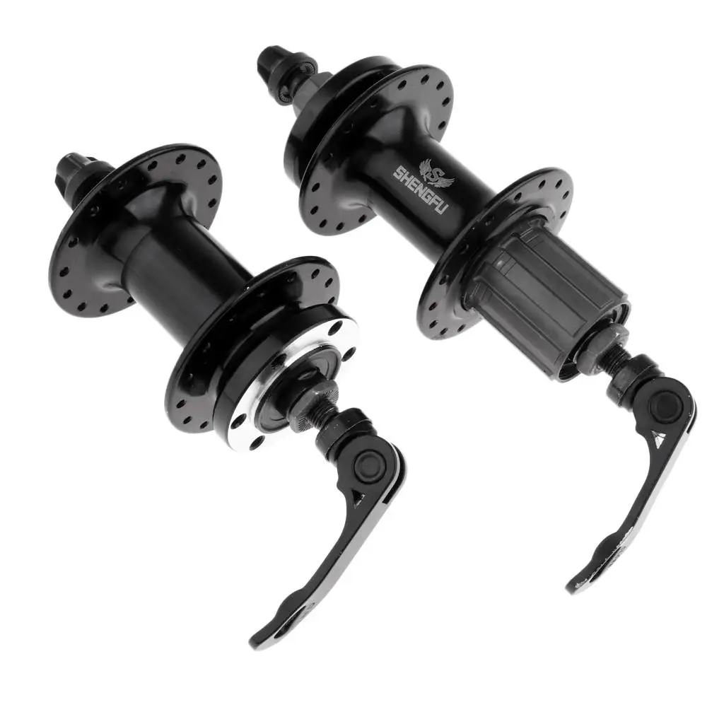 

1 Pair Aluminum Alloy Disc Brake Bearing Hub Hubs 32 /36 Holes