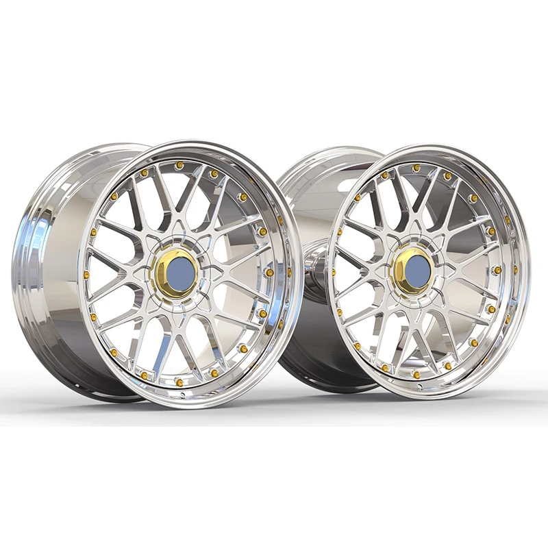 

Customized Luxury 2-piece Forged Alloy Wheels, Suitable For High-end Forged Racing Wheels 5x112 5x120 5x130