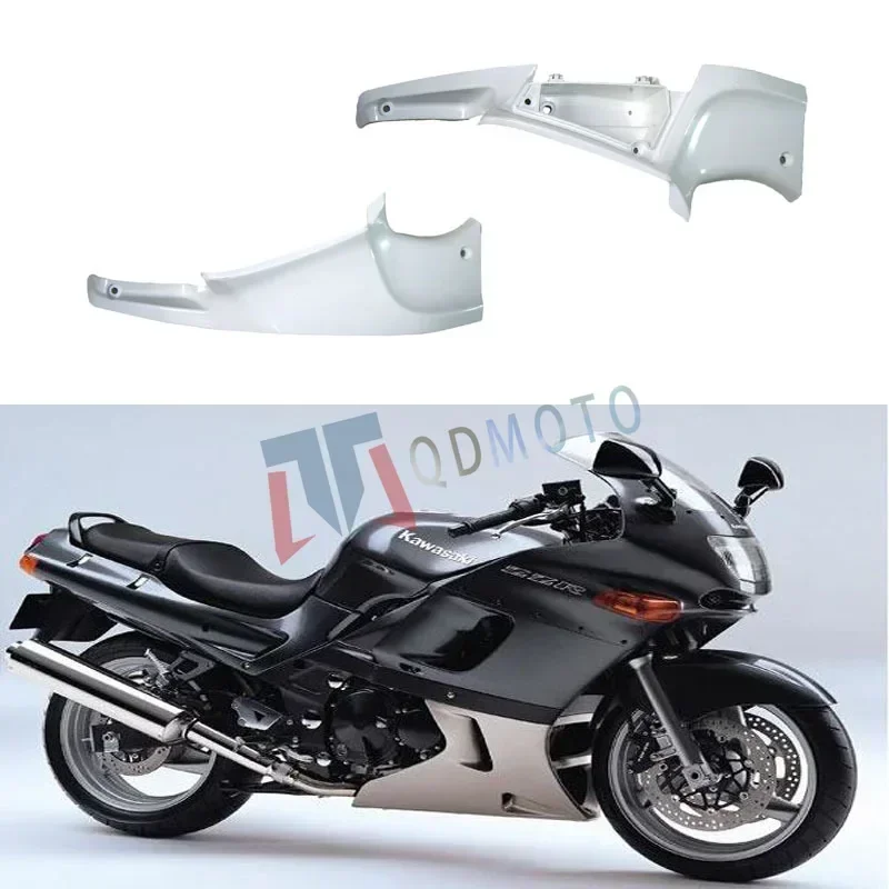 For Kawasaki ZZR400 1993-2007 Motorcycle Unpainted Left and Right Head Pipes ABS Injection Fairing Accessories