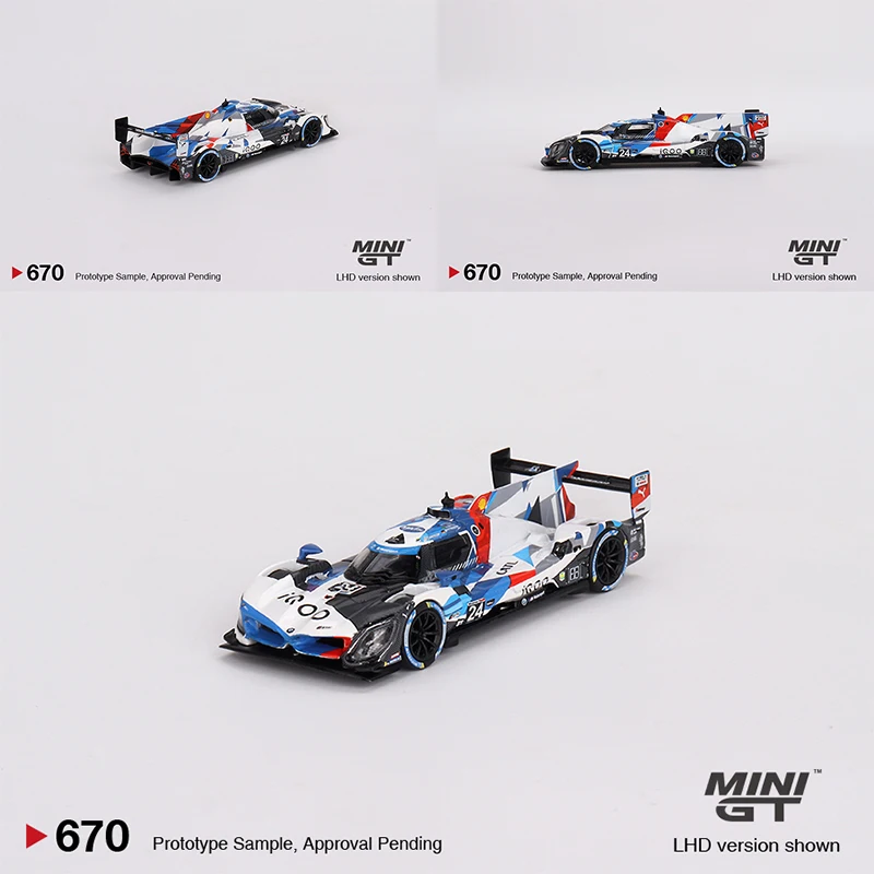 

MINIGT 1/64 BMW M Hybrid V8 GTP #24 BMW M Team MGT00670-MJ Car Alloy Vehicle Diecast Metal Model Kids Xmas Gift Toys for Boys