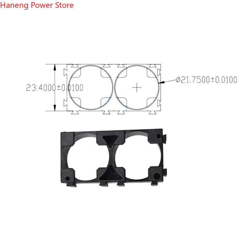 100Pcs 21700  Battery Holder Bracket 12V 24V 36V 48V 60V 72V Lithium Cell Fixed Mount, E-Bike Battery Combination Fixing Frame