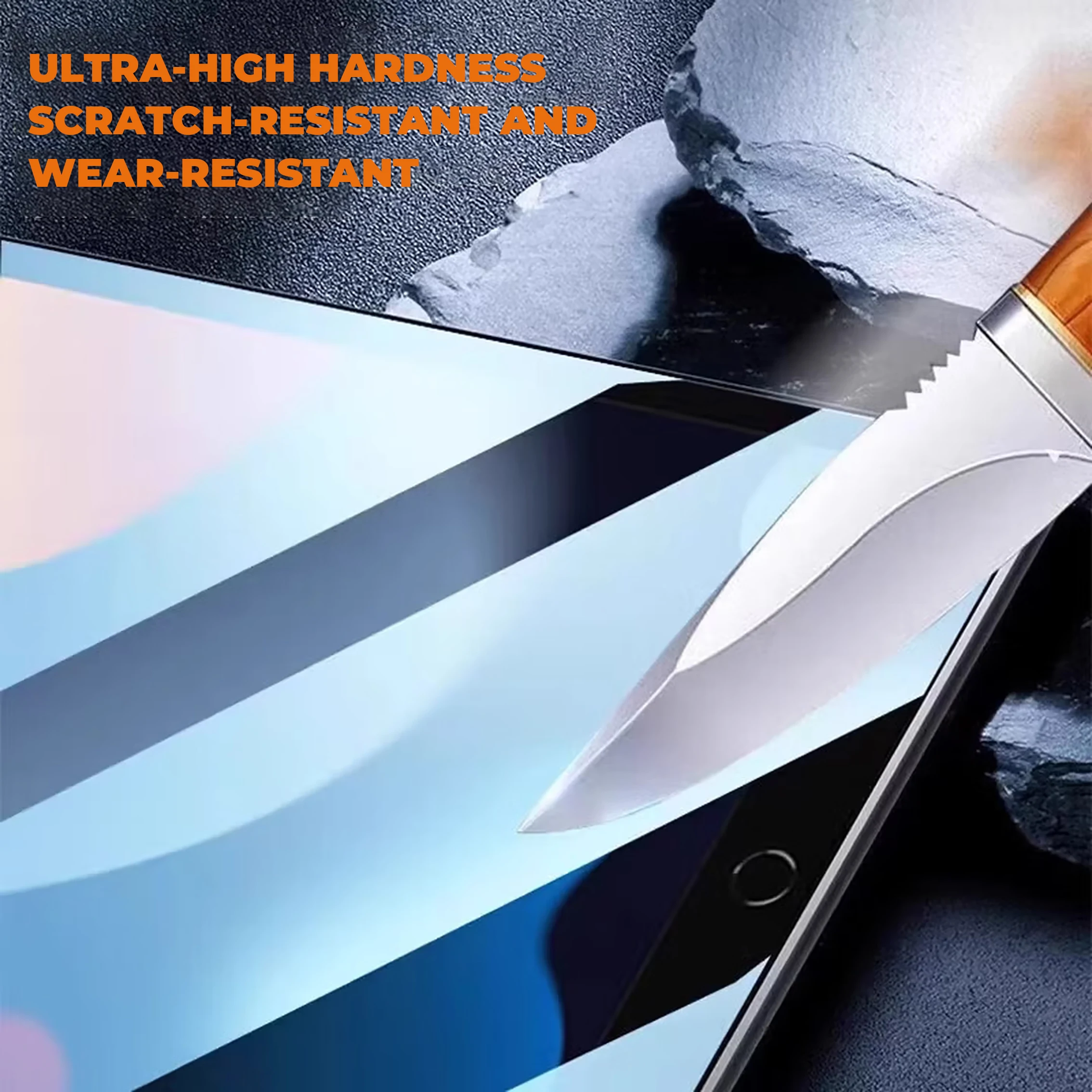 G-Rhino HDガラススクリーンプロテクター、傷防止HD硬度、エッジtoエッジフィット、全iPadモデル対応の究極の保護