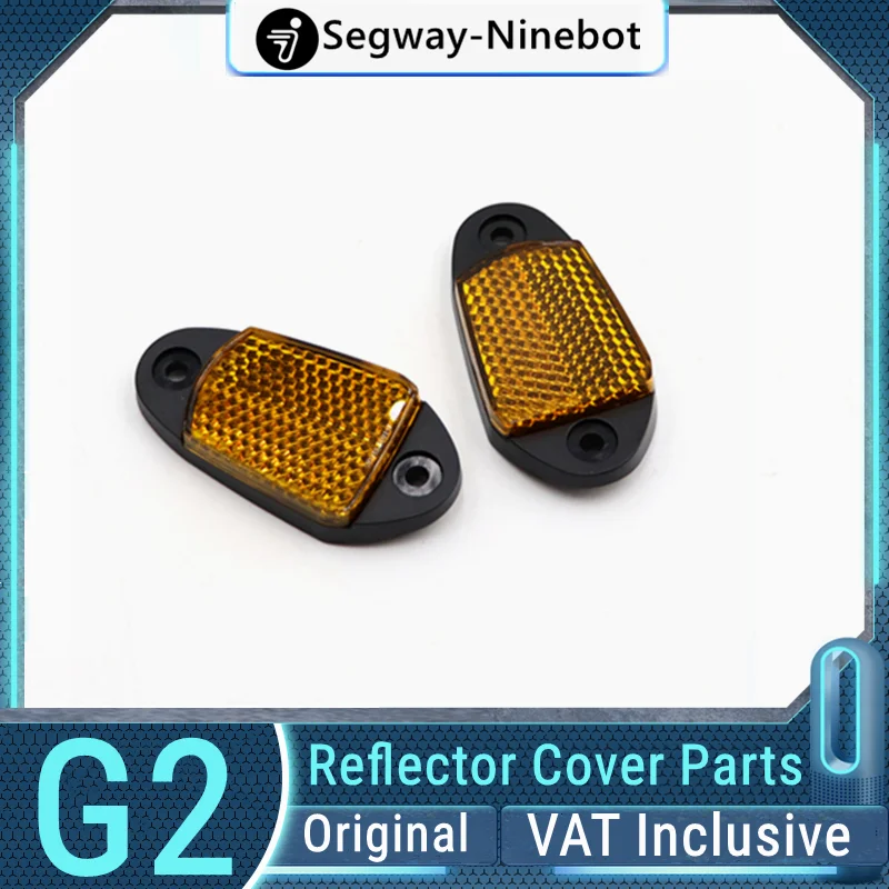 Original Front Pole Left Right Side Reflecting Len Cover for Ninebot Max G2 Electric Scooter Reflector Case Replacement Parts