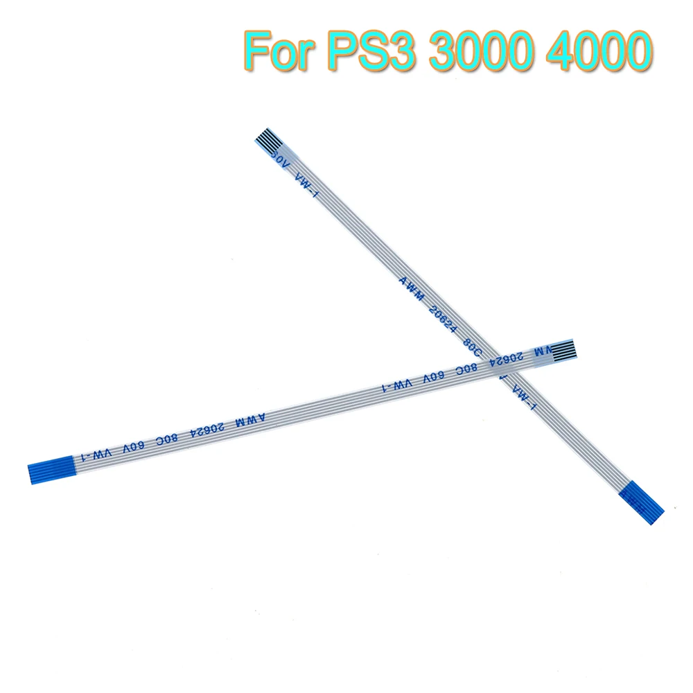 PS3 슈퍼 슬림 3000 4000 CECH-4000 PS3 6Pin 전원 스위치 케이블 용 5PCS 6pin On/Off 전원 리본 케이블