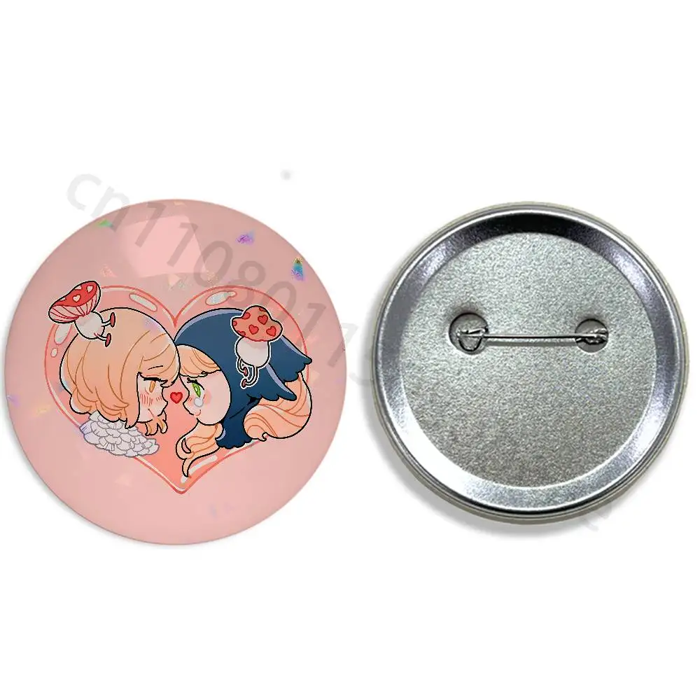 D-delicious in dungeon  32/44/58mm Handmade Pins Round Brooch Badge Backpacks Clothes Jewelry Gifts