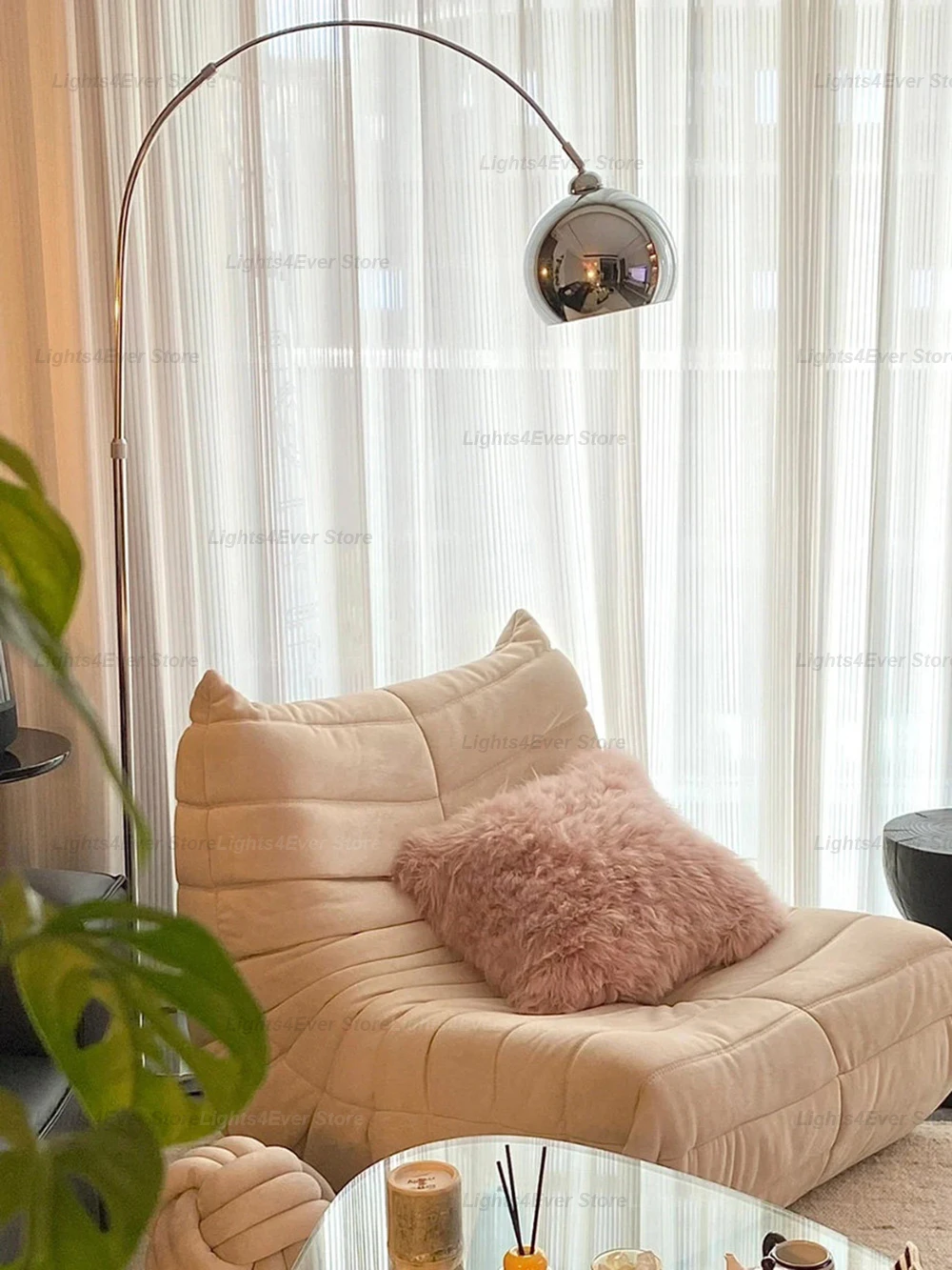 LED E27 Chrome Stainless Steel OZ0105 Floor Lamps Classical Home-applicants Elegant Indoor Light Wrm Home Decor