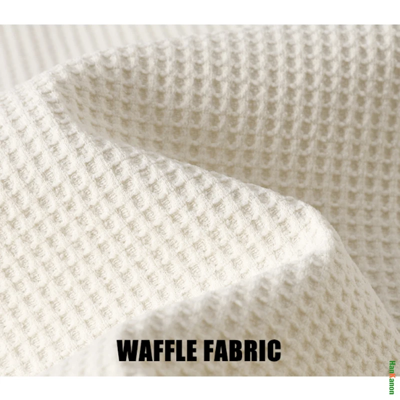 High - Elastic Waffle Fabric: High - Density Warmth & Skin - Friendly Softness for Winter Men's Outdoor, Camping, Sports