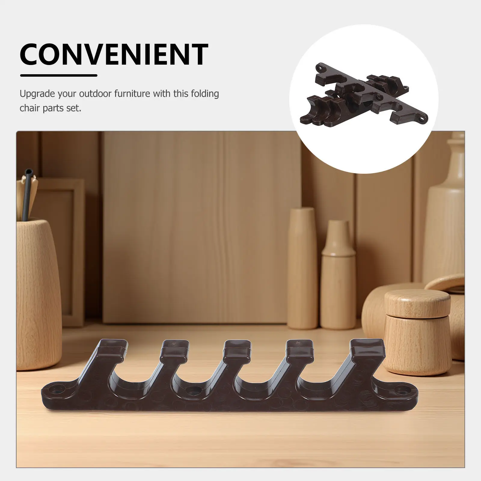 4Pcs Folding Chair Parts Chaise Lounge Back Height Adjuster Patio Lounger Multi Position Angle Brackets Outdoor Furniture Back