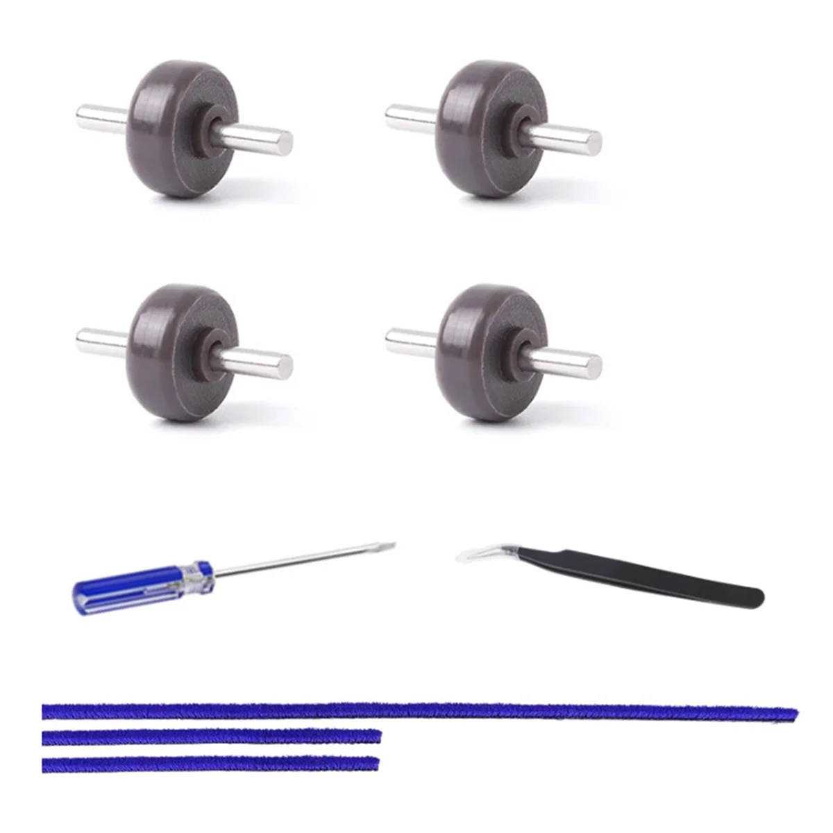 다이슨 진공 청소기 헤드용 부드러운 봉제 스트립, 프론트 롤러 및 액슬 교체 부품, V6 V7 V8 V10 V11 V15