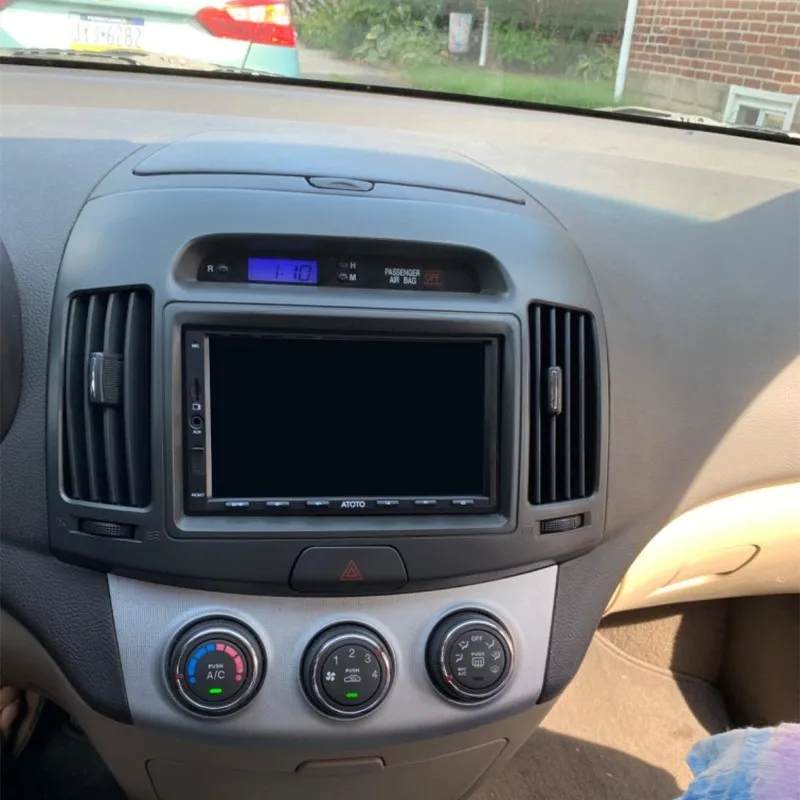 

Dash Mount Trim Panel For Elantra Avante 2006-2010 Car Stereo 9Inch Double Din Radio Fascia Kit